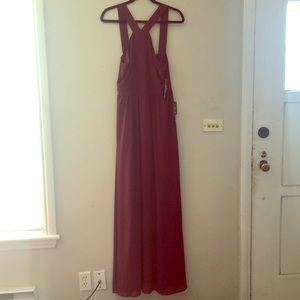 Beautiful Burgundy Bridesmaids Dress